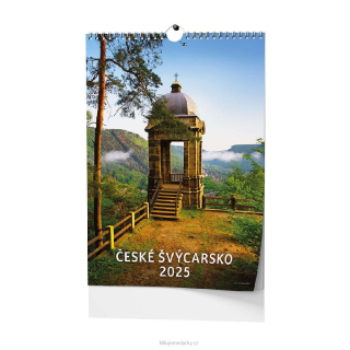 ČESKÉ ŠVÝCARSKO nástěnný kalendář 2025