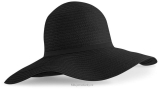 Dámský sluneční klobouk černý